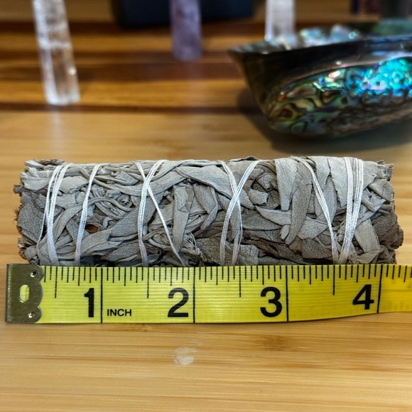 Smudging Bundle! Organic white sage & abalone shell - Picture 2 of 6